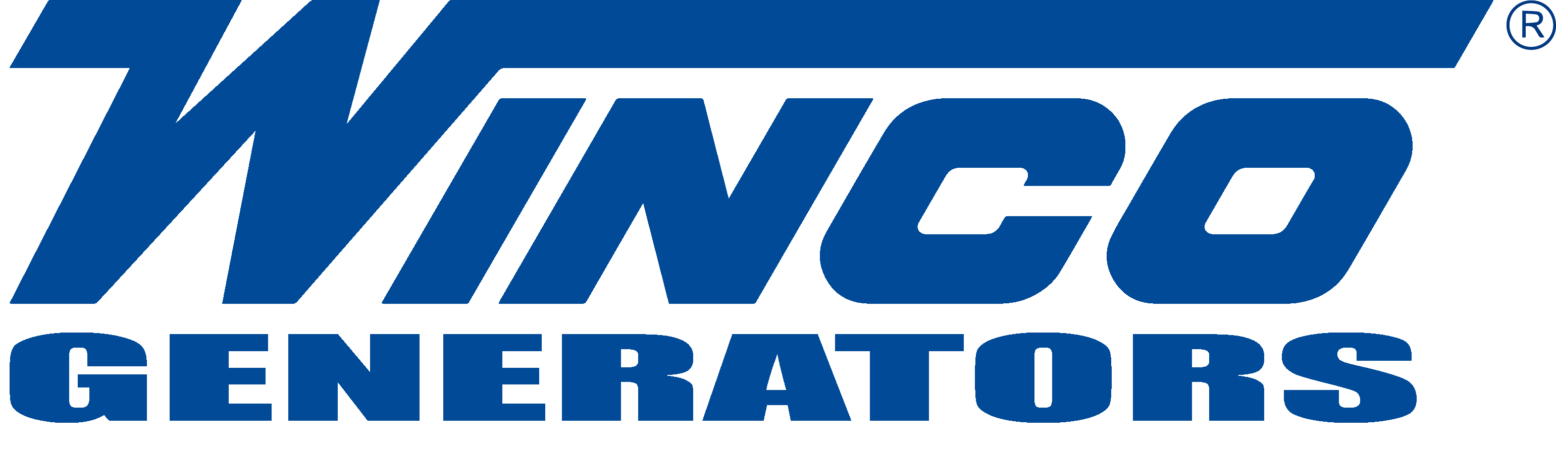 Blue WINCO GENERATORS LOGO